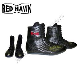 Боксерки Red Hawk обувь для бокса низкая (BSRHL, черные)